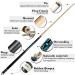 2-Piece Pool Cue Stick with Hard Case | 13mm Tip 58 Canadian Maple Cue | Professional Billiard Pool Cue in 18-22 Oz Weight | Selectable Colors - Blue, Black, Red, Gray, Green | Includes 3 Accessories - Buy Online on GoSupps.com