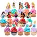Princess Cupcake Toppers - 30 Count Birthday Cake Decorations & Party Supplies by BEST HOPE - Buy Online on GoSupps.com
