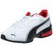 PUMA Men's Tazon 6 Sneaker 10 Puma White/Puma Black/Puma Silver