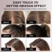 Instant Hairline Powder - Root Cover Up & Touch Up for Thinning Hair Eyebrows & Beard Line - Dark Brown Shade - Buy Online on GoSupps.com