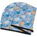 Hair Towel Wrap - Quick Drying Hair Turban with Button | Cute Chickens & Flowers Design - Buy Online on GoSupps.com