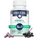FREEDA Sambucus Elderberry with Vitamin C Zinc Vitamin D3 & Ginger - 5 in 1 Herbal Antioxidant Immune Support Supplement for Women & Men - Gluten Free Adult Elderberry Capsules USA Made (120 Count) 120 Count (Pack of 1)