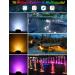 Natpow Underwater Pond Lighting with Bluetooth App - RGB Waterproof LED Lights for Garden & Patio | DIY Color Change with Remote Control (12 in 1) - Buy Online on GoSupps.com