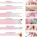 Nail Pen Designer Stamp Nail Art Tool with 15pcs Nail Painting Brushes Nail Dotting Tool Nail Foil Manicure Tape Color Rhinestones for Nails - Buy Online on GoSupps.com