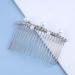 Aneneiceera Bride Wedding Crystal Hair Comb Clip - Silver Rhinestone Bridal Hair Piece - Buy Online on GoSupps.com