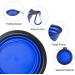 Buy Magrimaxio Foldable Dog Bowl - Portable 2-Piece Travel Water Bowl for Pets with Carabiner - Buy Online on GoSupps.com