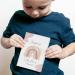 Cozy Racoon Personalized U-Book & Vaccination Pass Cover Set | High Quality Pink Watercolor | Child Examination Book Protection - Buy Online on GoSupps.com