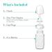 Evenflo Feeding Glass Premium Proflo Vented Plus Bottles - 4 Ounce (Pack of 6), Clear - Reduce Colic for Baby, Infant, and Newborn - Buy Online on GoSupps.com