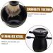 Frcolor 5-Piece Beard Care Set - Shaving Brush Razor Organizer & Shaping Bowl for Men | Stainless Steel Grooming Accessories - Buy Online on GoSupps.com
