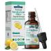 Methylene Blue Drops for Humans Pharmaceutical Grade, 11-in-1 Brain Formula w. Vitamin C Ester, Cacao & Phosphatidylserine, Support Cognitive, Memory & Focus, Third Party Tested, Formaldehyde-Free Lemon 2 Fl Oz (Pack of 1)