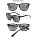 Vevesmundo Reading Glasses with Sun Protection - Stylish 2.75x Visual Aid Sunglasses for Men & Women | Lightweight Black Design - Buy Online on GoSupps.com