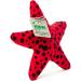 Zappi Co 100% Recycled Plush Red & Black Starfish Toy - 17cm Stuffed Eco-Friendly Soft Toy for Newborns - Buy Online on GoSupps.com