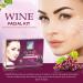 Wine Facial Kit - 5 Steps for Glowing Skin & Wrinkle Removal | Red Grape Aloe Vera & Olive Oil | 270 ml - All Skin Types - Buy Online on GoSupps.com