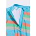 BONVERANO Baby Boys Swimsuit | UPF 50+ Sun Protection | Full-Length Zipper One Piece Swimwear | 12-18 Months | Stripe 3 - Buy Online on GoSupps.com