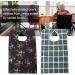 Adult bib Reusable Waterproof for Adults Washable with crumb compartment and snap button closure - Buy Online on GoSupps.com