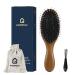 GAINWELL Small Hair Brush, Boar Bristle Hairbrush for Detangling & Smoothing Thick Curly Thin Long or Short Hair, Mini Hair Brush for Purse Gym Bag Car Locker