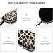 Milists 2-Pack Leopard Leather Sunglasses Case - Portable & Lightweight Unisex Reading Glasses Holder - Buy Online on GoSupps.com