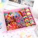 780-Piece Girls Hair Accessories Set - Baby Hair Ties Clips & Bands in Pink Gift Box | Perfect for Children - Buy Online on GoSupps.com
