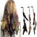 6pcs Handmade Feather Extension Feather Tassels Headdress Style Feather Hair Clips Festival Hairpin Headdress Braided Beads Headdress - Buy Online on GoSupps.com