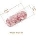 AsAlways Shiny Rhinestone Crystal Portable Lipstick Case with Mirror - Pink - Buy Online on GoSupps.com
