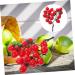 Abaodam 5pcs String Simulated Cherry Tomatoes Fake Cherries Lifelike Mini Tomatoes Fake Grapes Faux Cypress Garland Plastic Fruit Decor Mini Artificial Fruit Child Plant Fake Food Pvc Redx5pcs 18X16CMx5pcs - Buy Online on GoSupps.com