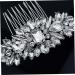 FRCOLOR Set of 2 Rhinestone Horse Eye Hair Comb Hair Accessories Decorating Crystal Clip Rhinestone Hair Clip Alloy Beads Diamond Hair Comb Headpiece Elegant Comb Retro - Buy Online on GoSupps.com