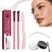 Anjoize Eyebrow Pen Anjoize 4D Laminated Brow Grooming Kit Anjoize Eyebrow Brush Home Eyebrow Care Kit 4D Laminated Ultra-thin Angled Eyebrow Brush with Waterproof Eyebrow Gel (L)