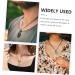 Ultechnovo Obsidian Circle Safety Buckle Necklace - 3 Piece Men s & Women s Chakra Jewelry | Portable Crystal Pendant Decor - Buy Online on GoSupps.com