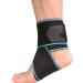 FixtureDisplays 2 Piece Ankle Support Heel Wrap Brace Support with Adjustable Feature Comfortable Foot Brace to Wear Help Relieve Ankle Pressure 15349-2PK