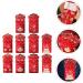 Lurrose 10pcs Year of The Tiger Red Envelope Card Envelopes Money Envelope Gift Card Envelope Gift Red Envelopes for Gift Cards Hong Bao Gift Delicate Red Envelope Gift Hong Bao Wedding - Buy Online on GoSupps.com