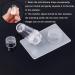 Niceneeded 4PC Nail Art Stamper Kit - Clear Jelly Stamper with Double Silicone Head & Scraper - Transparent Soft Stamp with Lid for Perfect Nail Designs - Buy Online on GoSupps.com