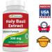 Best Naturals Holy Basil Extract 500mg - 120 Vegetarian Capsules - Buy Online on GoSupps.com