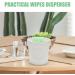 Veemoon 1-Liter White Plastic Bucket with Handle & Cover - All-Purpose Food Storage Solution - Buy Online on GoSupps.com
