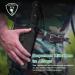 Aubrey Black Swallow Outdoor Knife - D2 Steel Blade G10 Handle | Sharp Hunting & Camping Knife with Kydex Sheath - Perfect Survival Gift - Buy Online on GoSupps.com