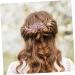 Minkissy Rhinestone Hair Jewelry for Women | Floral Pattern Wedding Hair Comb | Violet Metal Bride Accessory - Buy Online on GoSupps.com