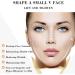 Snail Mucin Face Masks V-shape Facial Moisturizing Firming Mask Double Chin Reducer Collagen Mask Skincare Chin Mask for Skin Firming & Tightening Moisturizing Face Slimmer - Buy Online on GoSupps.com