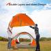 BISINNA 2 Person Camping Tent - Lightweight & Waterproof for Family Camping, Hiking, and Travel | Orange - Buy Online on GoSupps.com