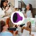 Pzuryhg Blow Dryer Vent Hood | Silicone Foldable Blow Dryer Nozzle Heat Resistant Soft Blow Dryer Accessory Multifunctional Hair Styling Supplies for Girls Purple - Buy Online on GoSupps.com
