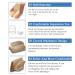 FILFEEL Bunion Corrector 4 PCS Toe Straightener Splint with Tube Sleeve - Pain Relief for Hallux Valgus & Hammer Toe - Buy Online on GoSupps.com