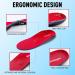 Orthotic Arch Support Insoles for Flat Feet & Plantar Fasciitis Relief - Women 8-8.5 | Men 6-6.5 - Buy Online on GoSupps.com