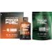 Frog Fuel Ultra Pre Workout Shot & Energy Gel & Performance Greens Protein Powder 8g Protein Nano-Hydrolyzed Grass Fed Collagen Nano-Hydrolyzed Protein Greens Powder 24 Pack & 30 Servings