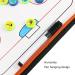 Wrzbest Ice Hockey Coaching Board - Zipper Closure, Strategy Tactics Clipboard for Coach Game Planning with Player Markers - Buy Online on GoSupps.com