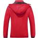 INVACHI Women's Waterproof Ski Jacket - Red, Small | Warm Winter Snow Coat - Windbreaker Hooded Raincoat - Buy Online on GoSupps.com
