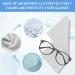 High-Quality Microfiber Cleaning Cloths - 6 Pack (15x18cm) for Glasses Camera Lenses & Screens - Marine & Gray - Buy Online on GoSupps.com