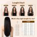 Tess Clip-In Real Hair Extensions - Dark Brown #2 18 Clips 8 PCs 12 (30cm) - Lightweight 55g Affordable Remy Hair Extensions - Buy Online on GoSupps.com