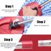 Red 4-Section Spin Mop Replacement Handle - 2.5-to-5 Foot Stick for Triangle Base EasyWring Mop - Floor Cleaning Refills Compatible - Buy Online on GoSupps.com