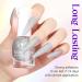 MIZHSE 15ML Quick Dry Holographic Nail Polish Shimmer Glitter Nail Polish Varnish Magic Colour Change Iridescent Nail Lacquer Long Lasting No Need Lamp Cure 001 LSZJY001 - Buy Online on GoSupps.com
