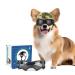PETLESO dog goggles with helmet dog helmet and goggles 2 piece set for small and medium dogs - camouflage