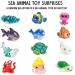Kids Bath Bombs with Toys - Gentle & Kid-Safe Bubble Bath Fizzies, Gender Neutral Spa Fizz Balls Kit. Perfect Birthday Gift for Girls & Boys - Ocean Theme - Buy Online on GoSupps.com