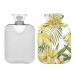 Mnsruu Hot Water Bottle with Soft Cover Plumeria Hot Water Bottle Great Gift for Women Kids Christmas 2L